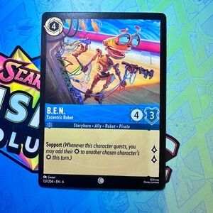 b.e.n. [treasure planet] (137/204) - common — disney lorcana: azurite sea